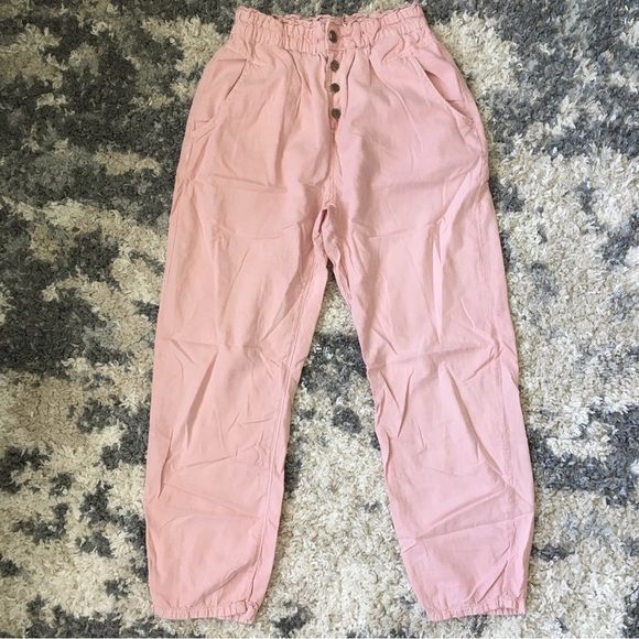 ZARA 4 Stylish Pink High-Waisted Jeans - Picture 2 of 7